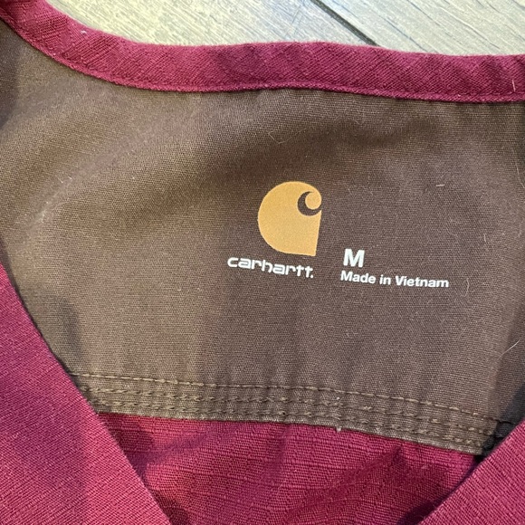 Mens Burgundy Scrub Uniform Set - Picture 5 of 14